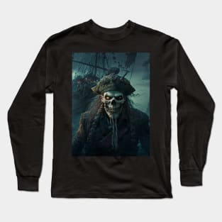 Pirate skeleton Long Sleeve T-Shirt